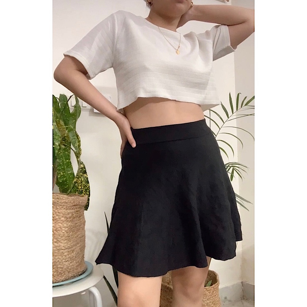 Black Skater Skirt - Picture 3 of 3